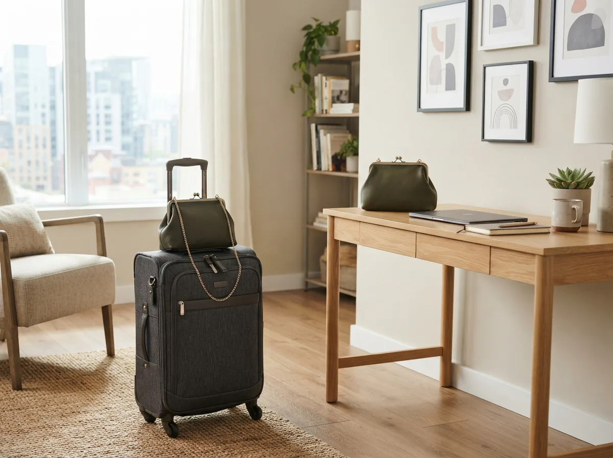 An overall scene depicting Coach Kisslock Bags in various use cases.