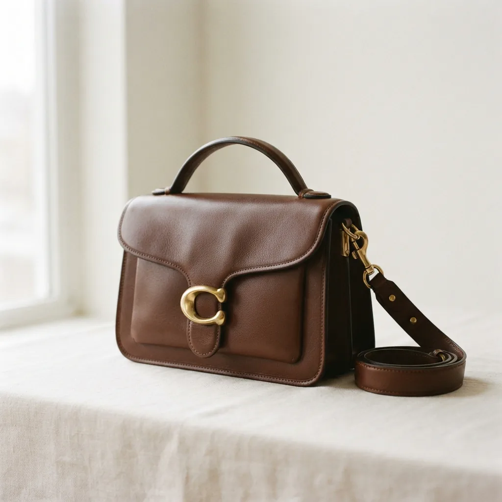 Restored Tabby Shoulder Bag 26 in rich leather, displayed to highlight its restored condition and design details