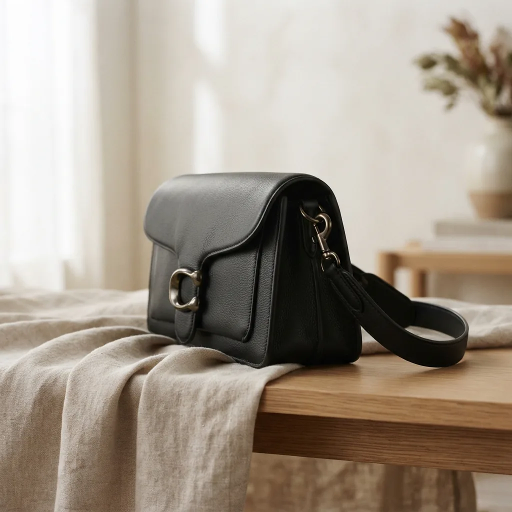 Coach Soft Tabby Shoulder Bag 20 in black