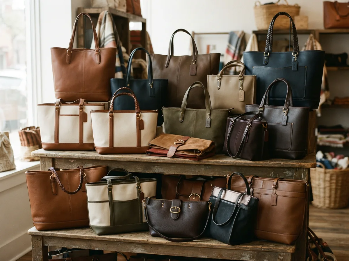 Overview of different Coach tote bag types