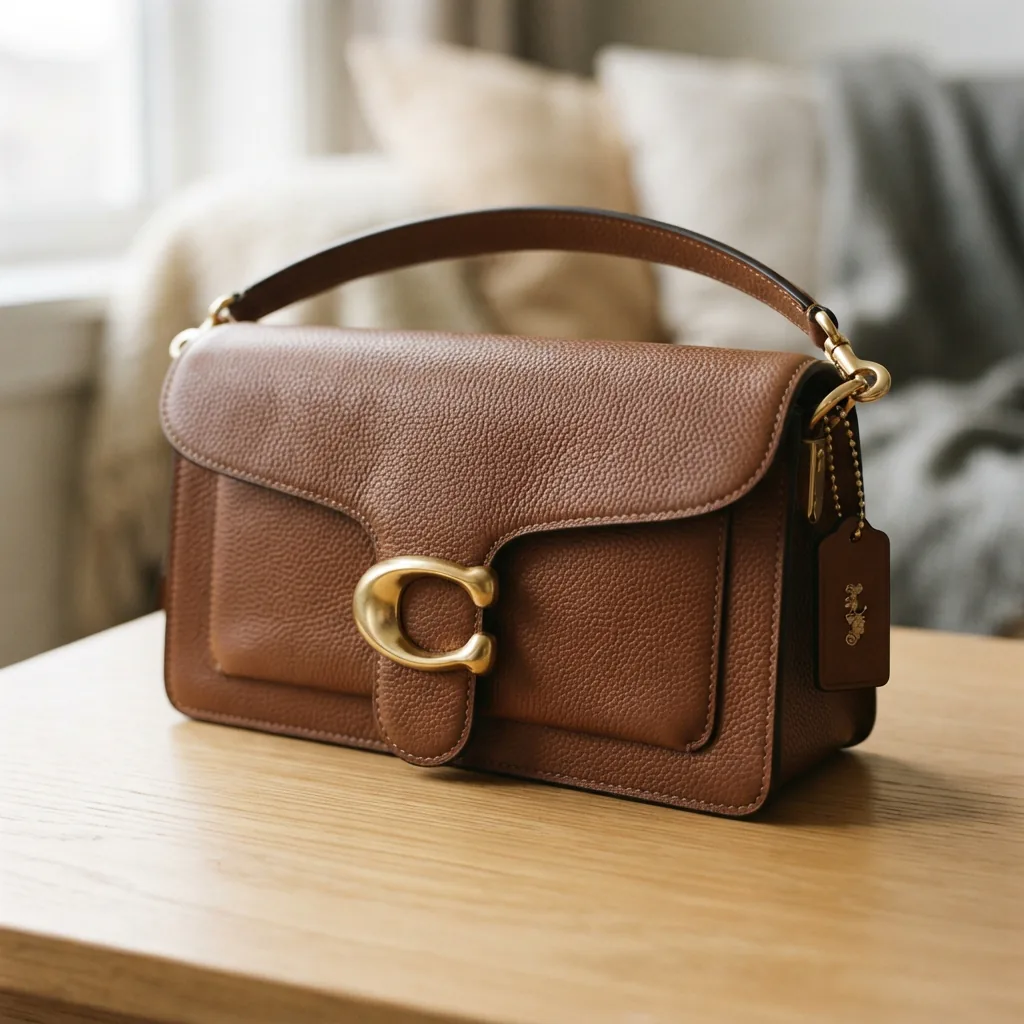 Coach Tabby Shoulder Bag 26 in brown leather