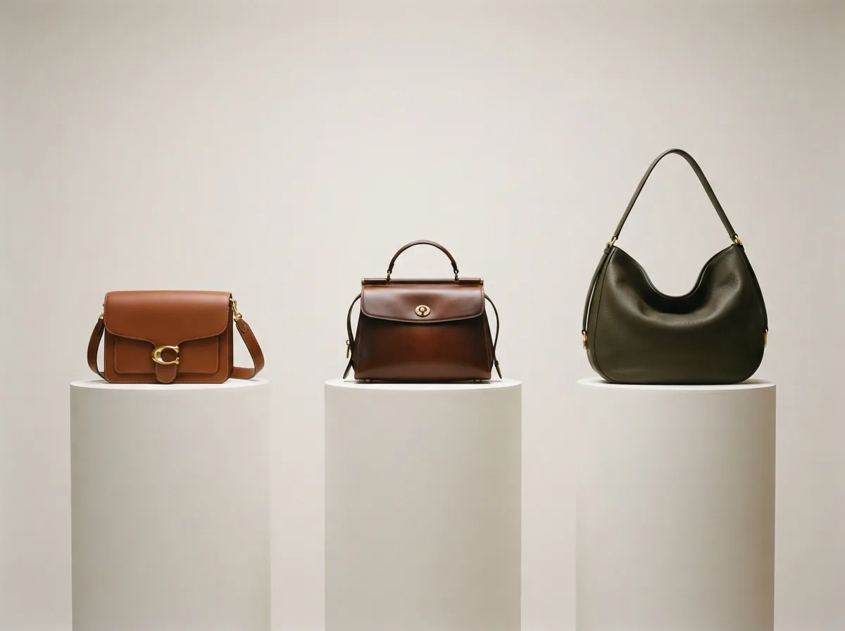Overview of Coach handbag style range