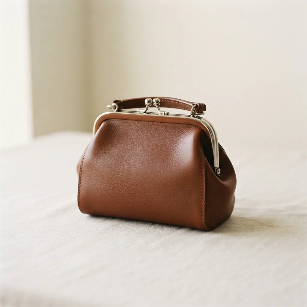 Coach Kisslock Frame Bag 16 displayed on a simple background.